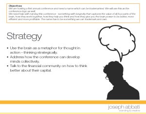 Objectives/Strategy